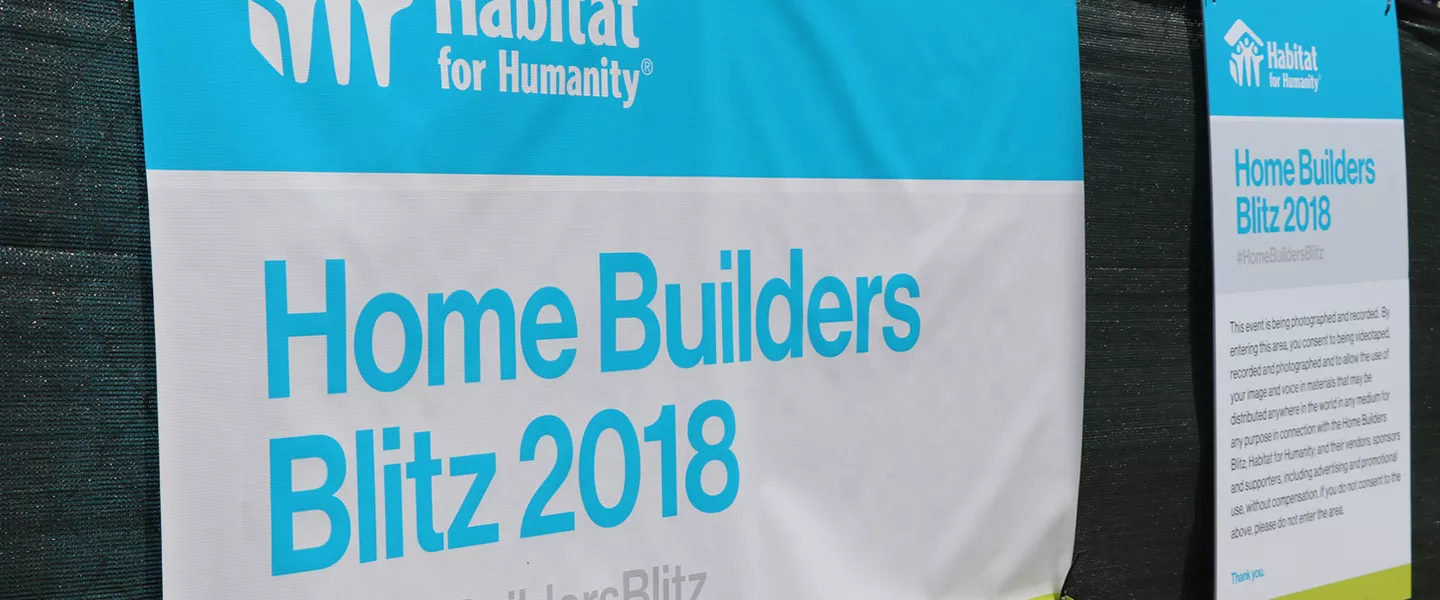 Habitat for Humanity Blitz Showcases a Passion for Building and Community