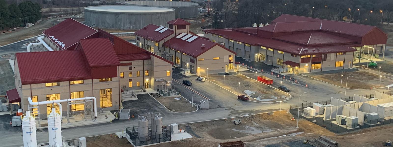 Public Works Projects at the Back River Wastewater Treatment Plant