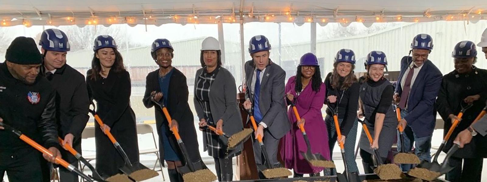 Clark Breaks Ground on Metro’s Northern Bus Garage Reconstruction Project