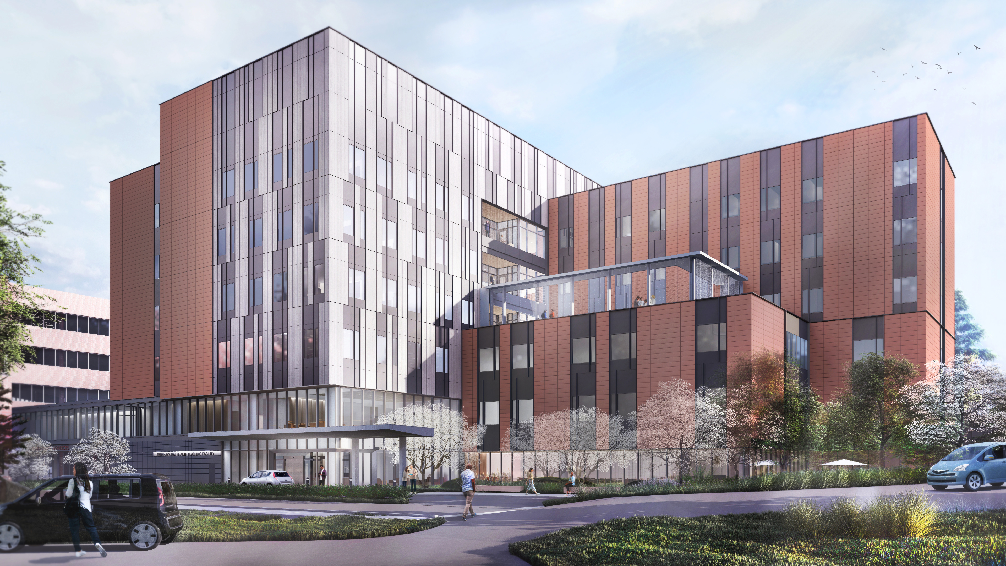 Behavioral Health Teaching Facility rendering