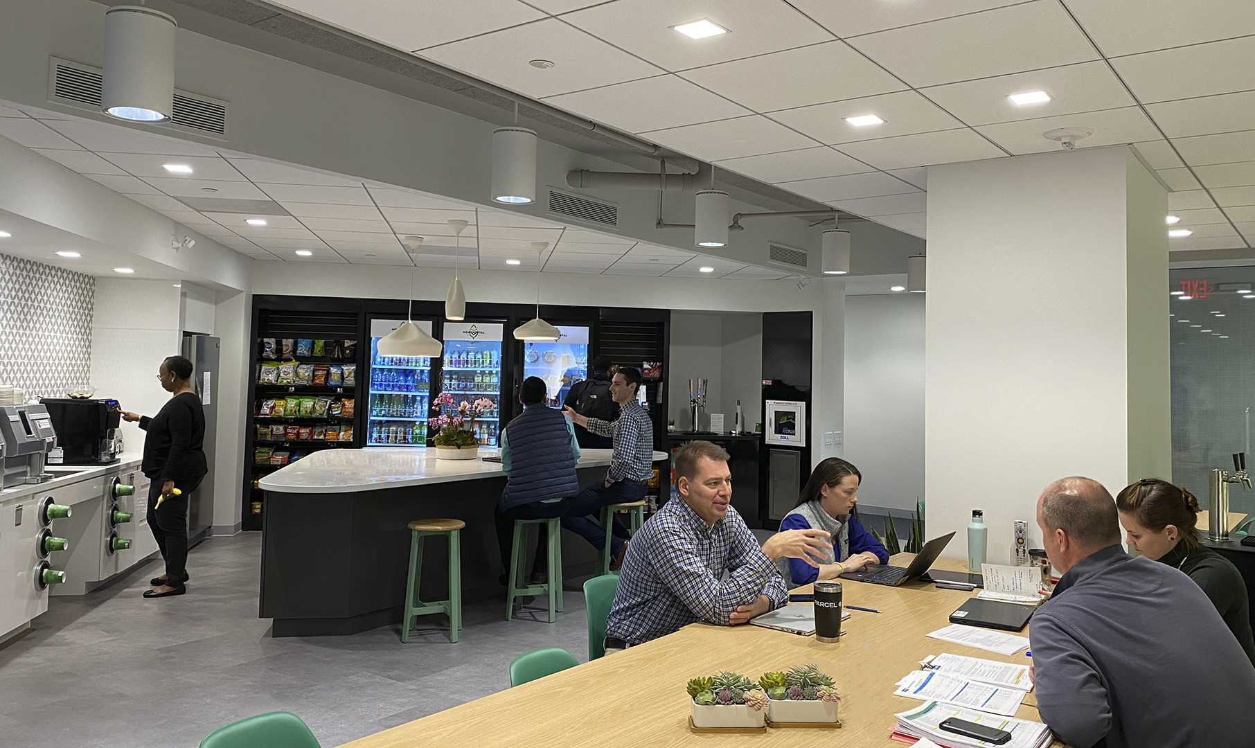 Clark Bethesda office interior cafe