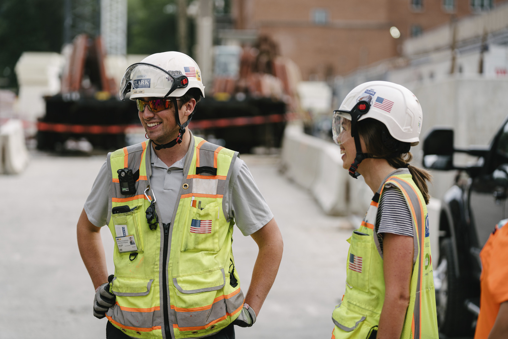 People on site