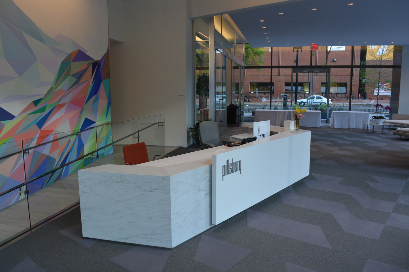 Pillsbury Winthrop Shaw Pittman LLP tenant fit-out interior lobby