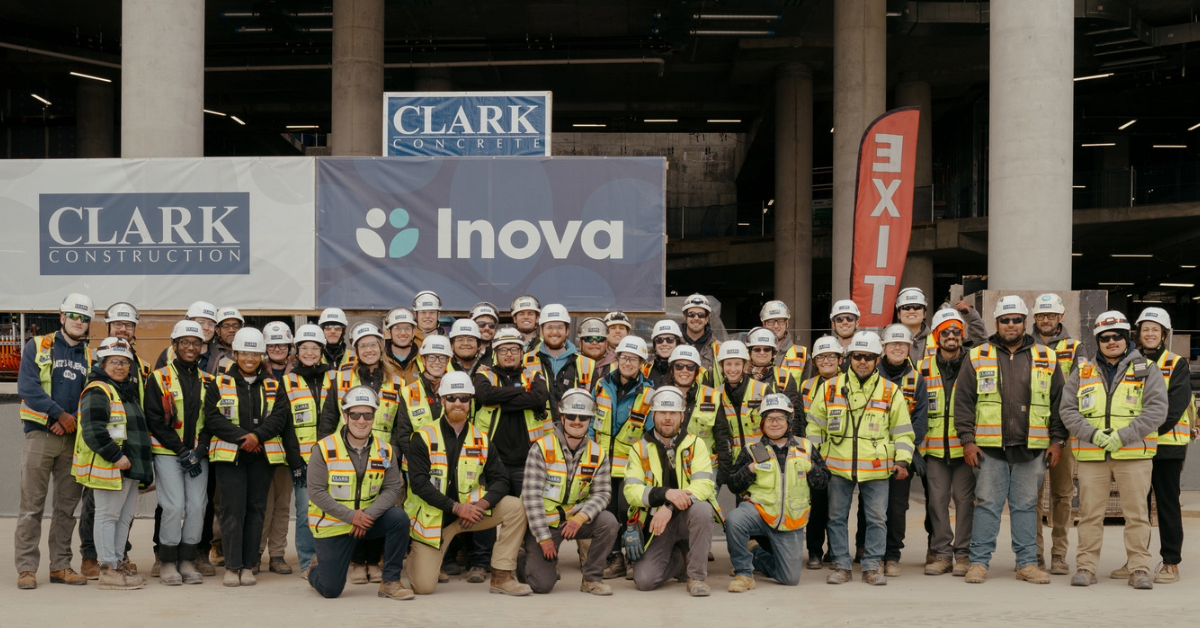 Inova topping out