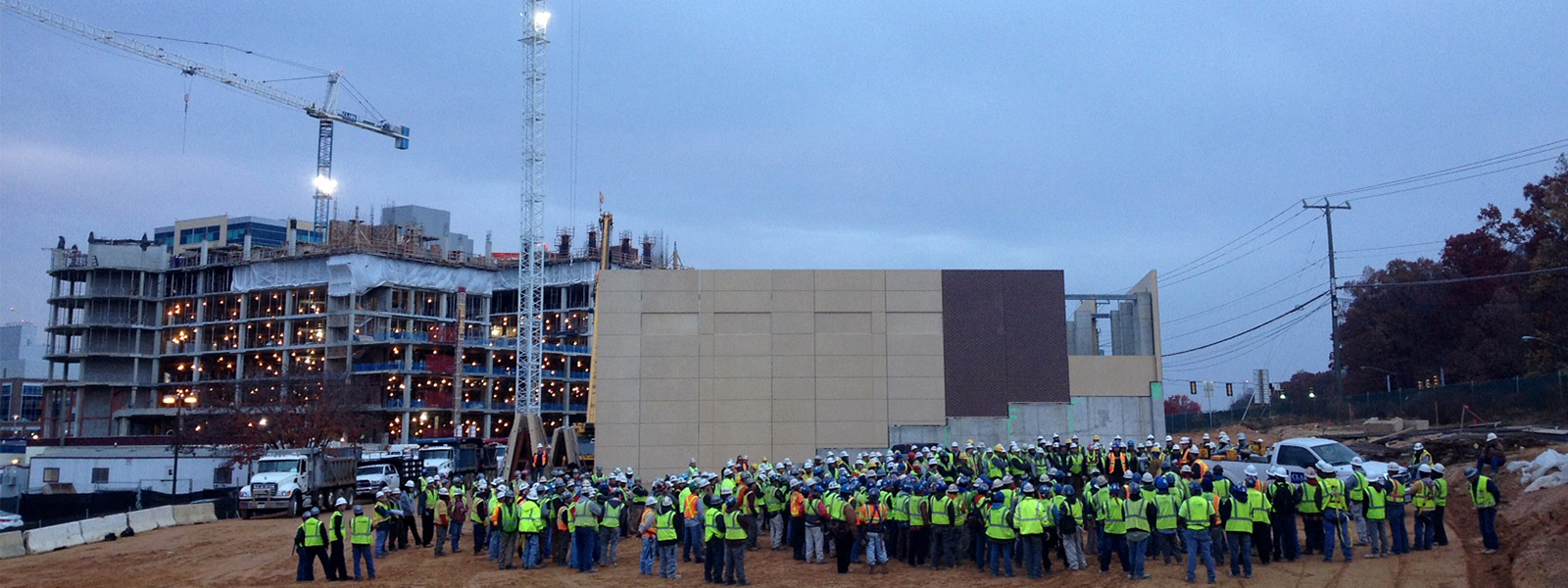 Clark Delivers Safety Message to Inova Construction Team