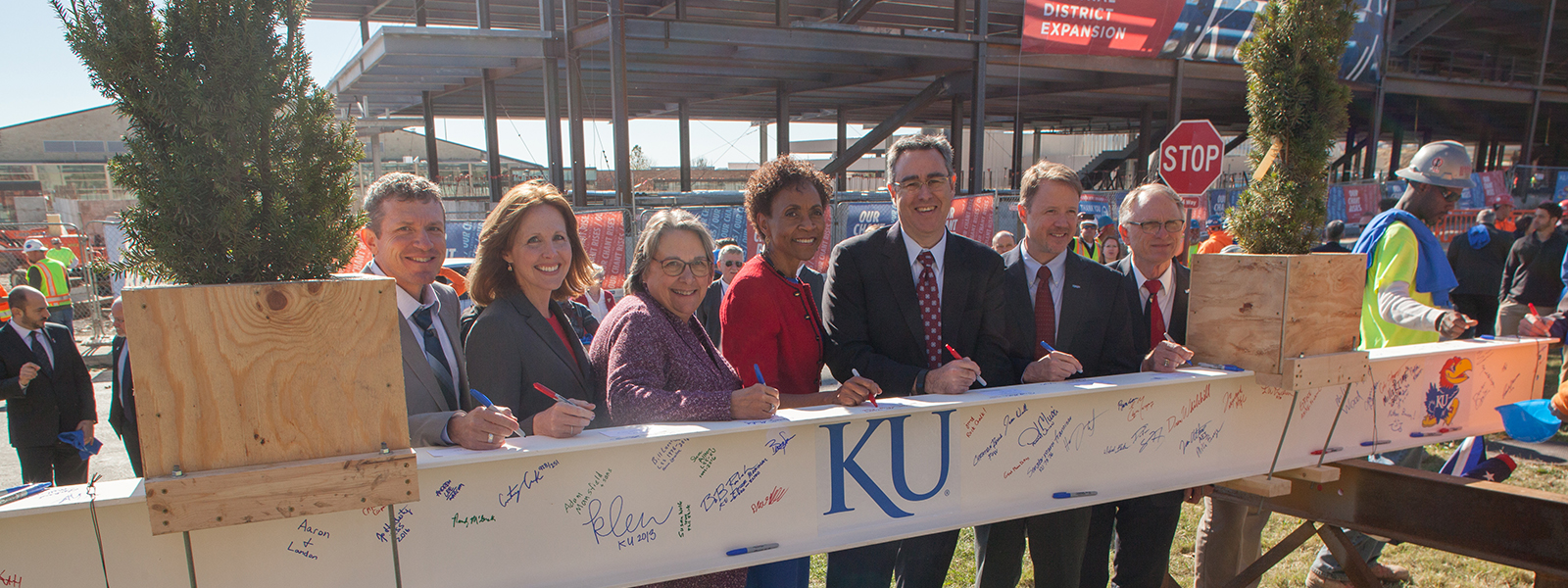 Clark, Edgemoor Celebrate Milestone on The University of Kansas Central District Development's P3 Project