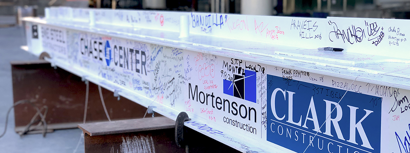 Mortenson | Clark Joint Venture Celebrates Topping Out of San Francisco’s Chase Center