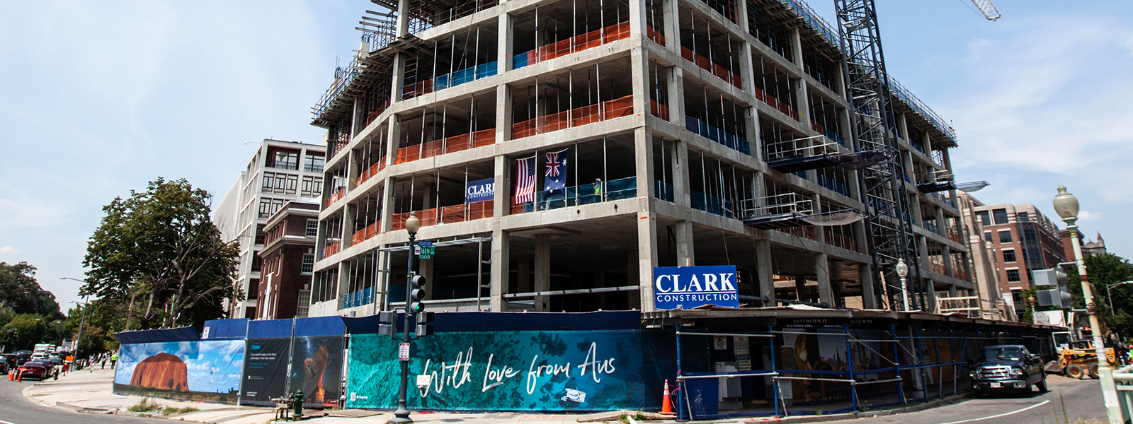 New Australian Embassy Tops Out in Downtown DC, One Step Closer to Completion