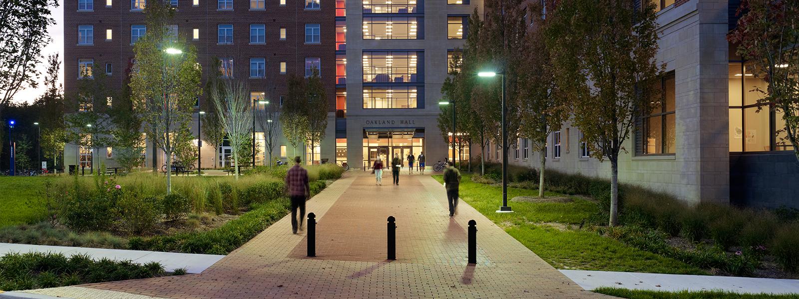 Clark Completes UMD's Oakland Hall Dormitory