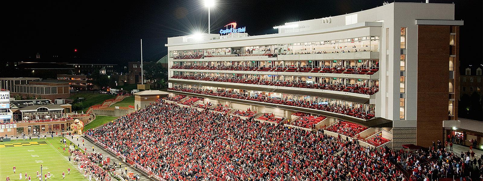 Expanded Tyser Tower Opens at Maryland's Byrd Stadium