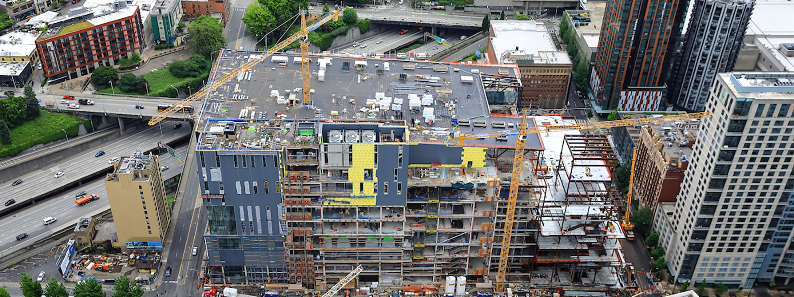 Washington State Convention Center Addition Project Team Marks Completion of Steel Superstructure with Topping Out Celebration