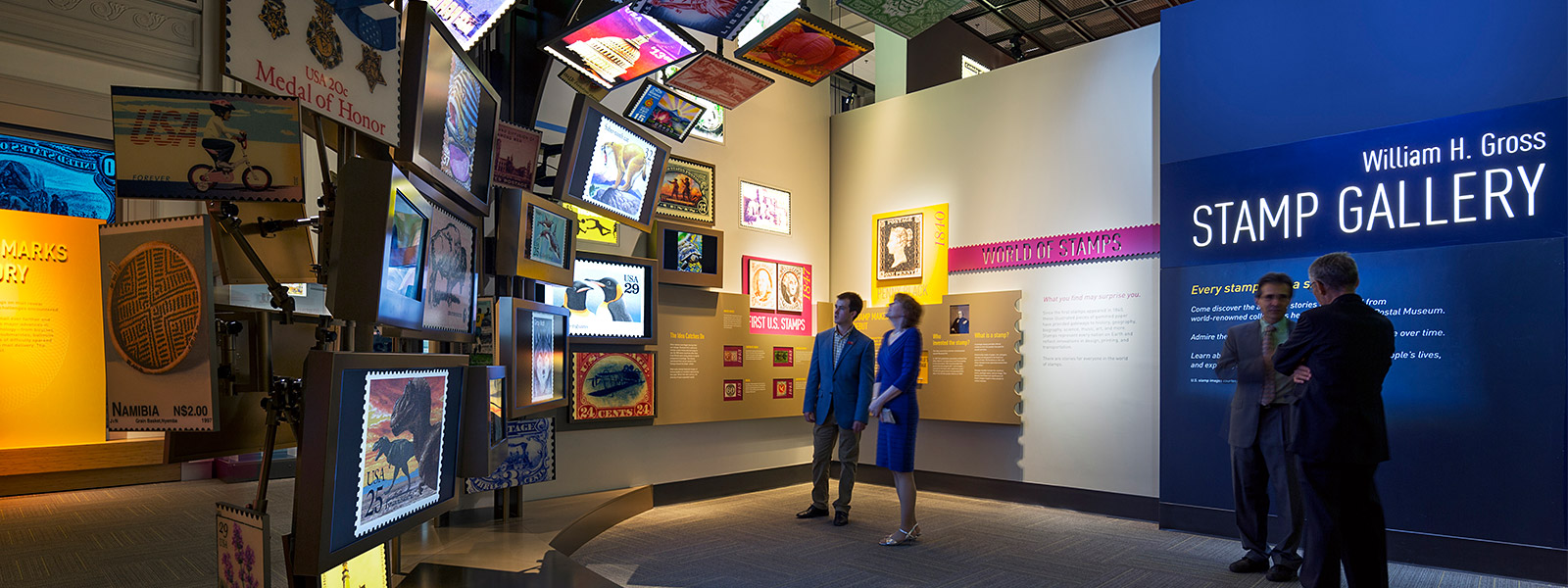 Clark Interiors Completes Smithsonian's New William H. Gross Stamp Gallery