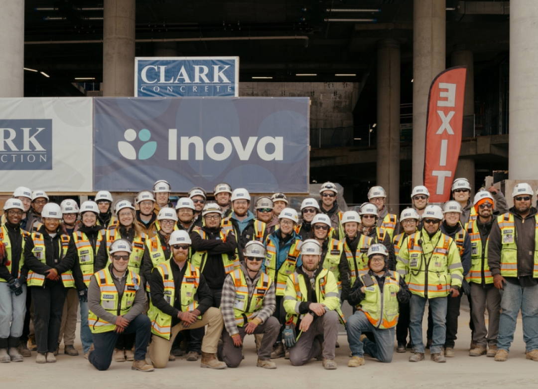 Inova topping out
