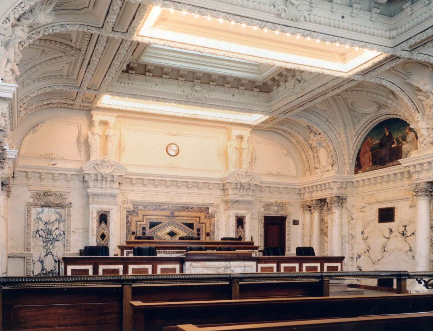 US Court of Appeals San Francisco interior courtroom