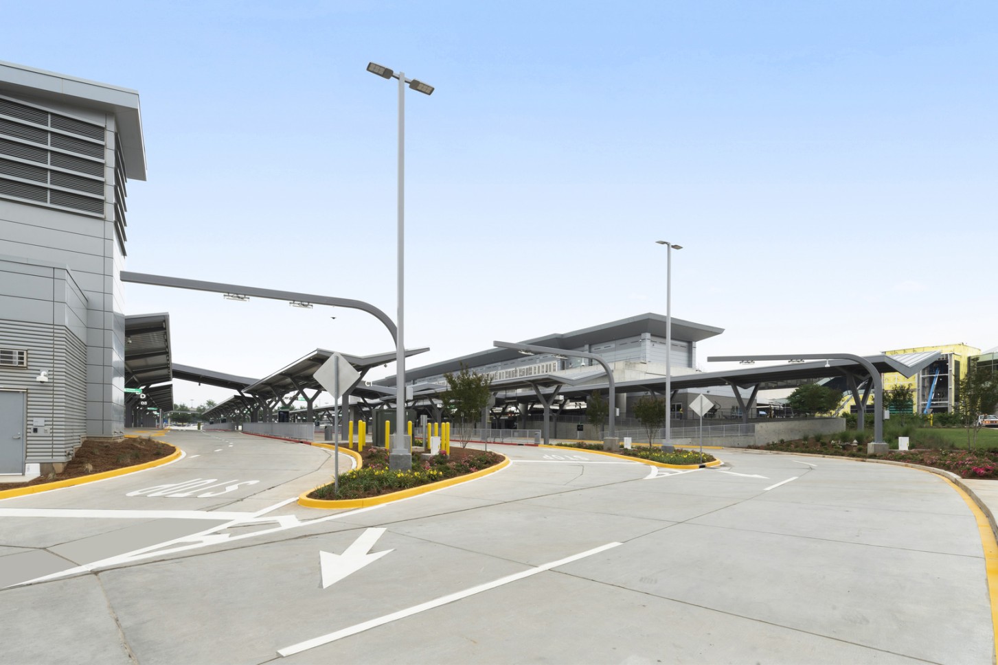 bus area for plane train