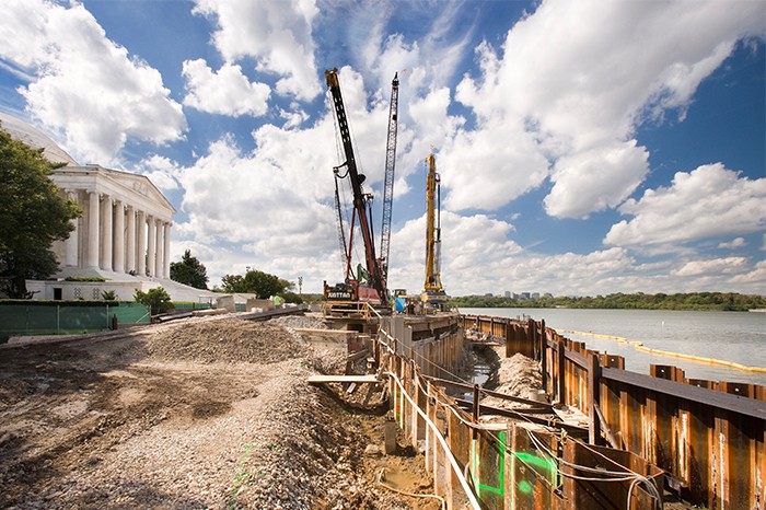 Jefferson Memorial Seawall Repair