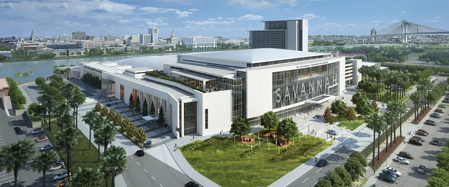 Clark Construction Breaks Ground on Much-Anticipated Savannah Convention Center Expansion