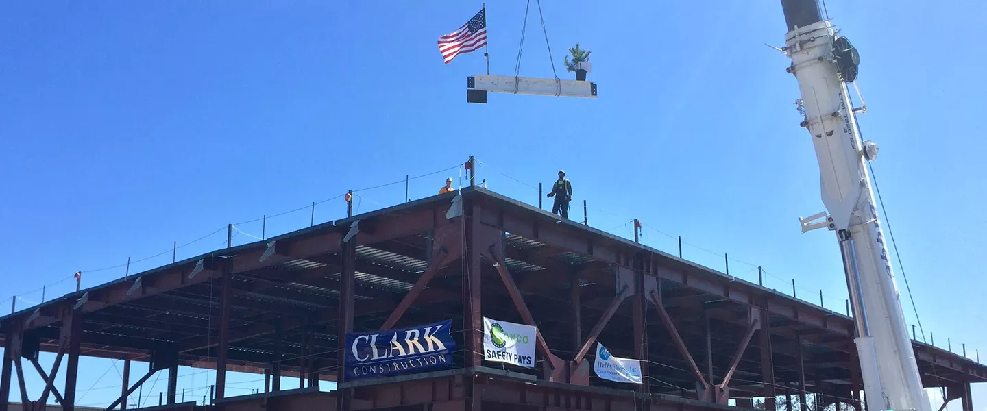 Clark Celebrates Milestone on the Office of the Chief Medical Examiner Project