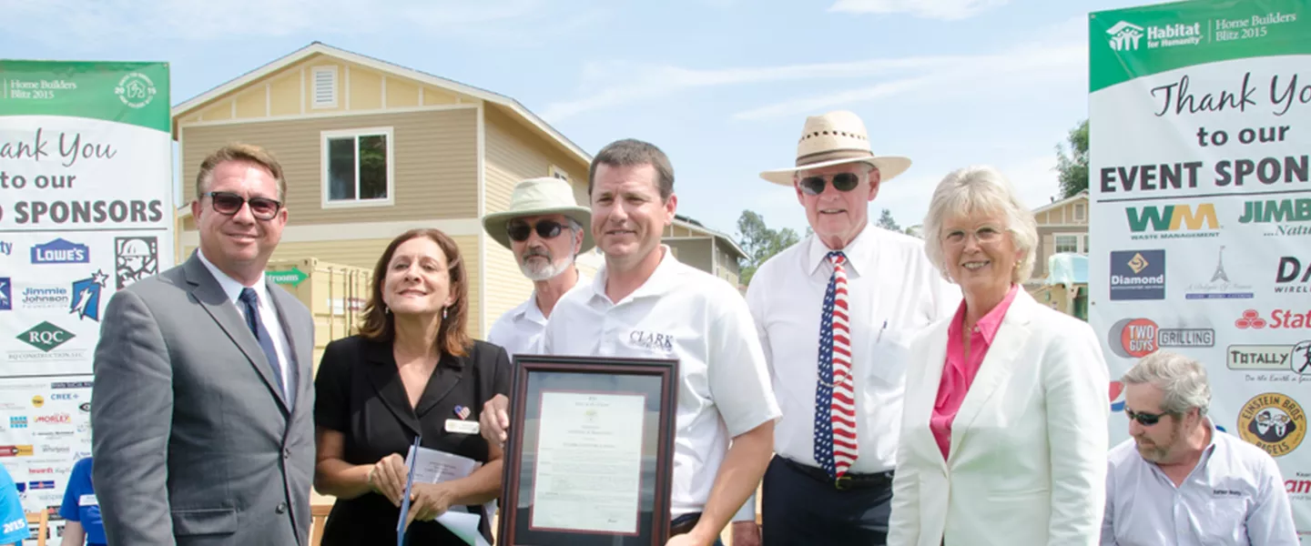Clark Partners with Habitat for Humanity for 'Building Blitz'