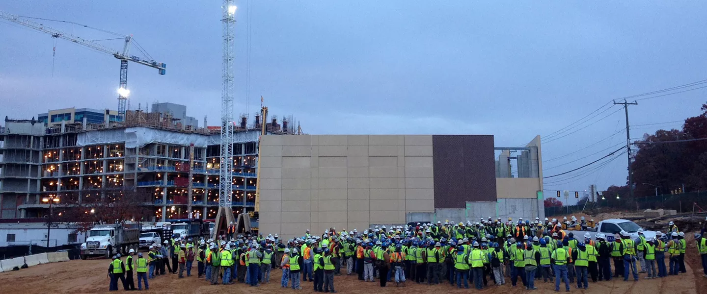 Clark Delivers Safety Message to Inova Construction Team