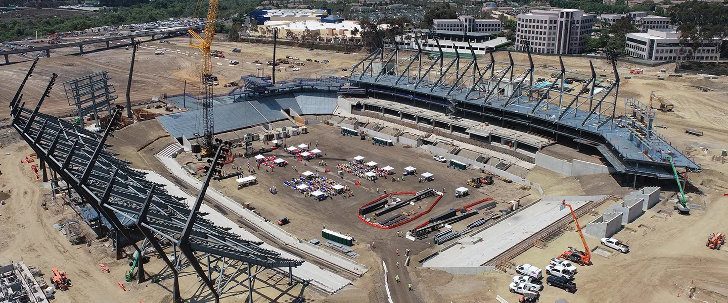 SDSU’s Aztec Stadium Tops Out, Remains on Track for 2022 Grand Opening