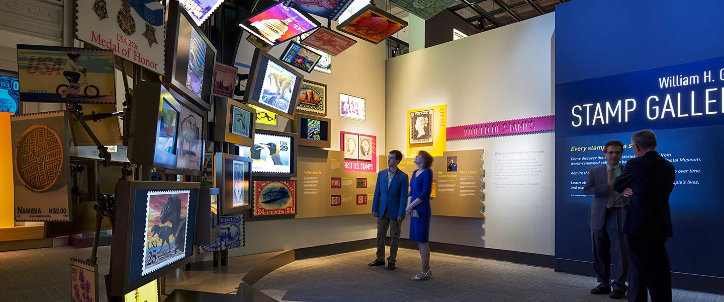 Clark Interiors Completes Smithsonian's New William H. Gross Stamp Gallery