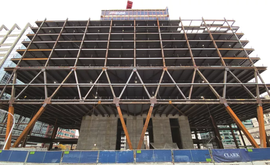 Chicago’s Union Station Tower Uses First 80-ksi Steel Sections in the US