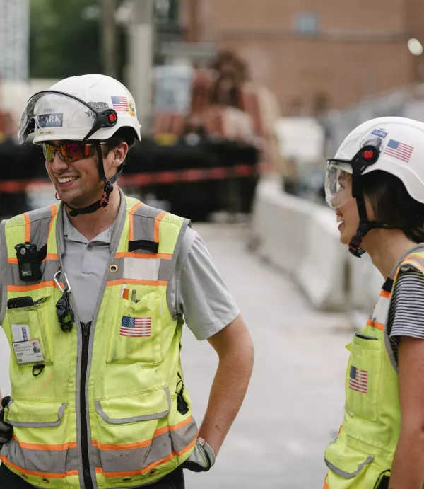 People on site