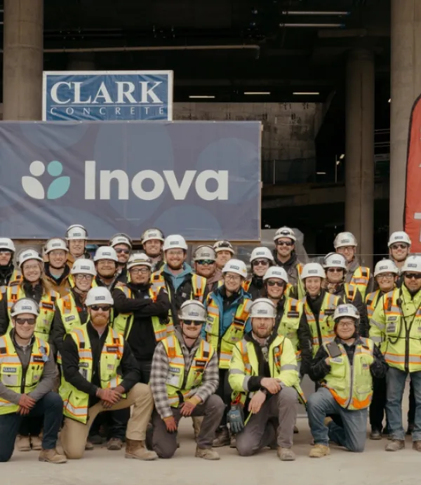 Inova topping out