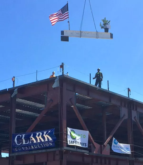 Clark Celebrates Milestone on the Office of the Chief Medical Examiner Project