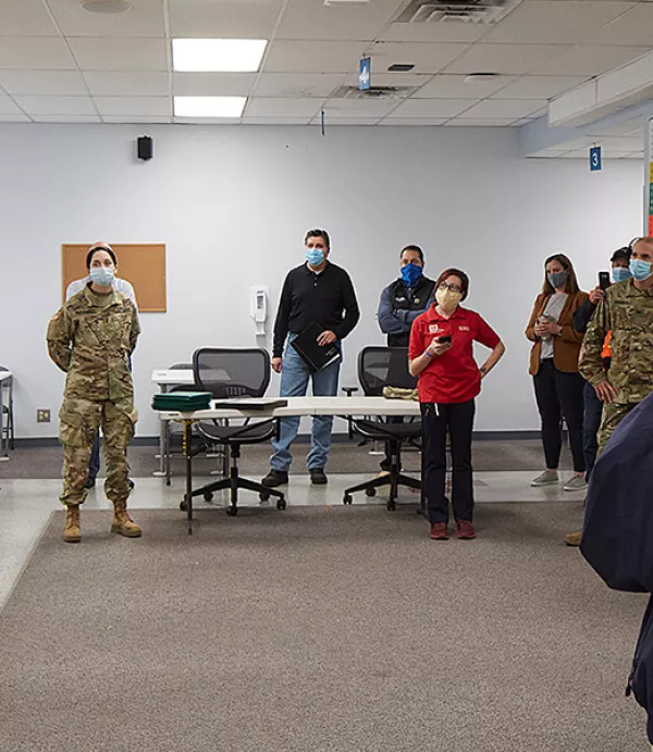 Clark Construction Delivers Alternate Care Facility for COVID-19 Patients in Chicago