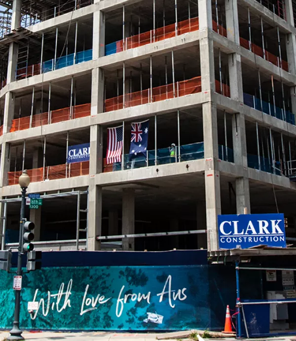 New Australian Embassy Tops Out in Downtown DC, One Step Closer to Completion