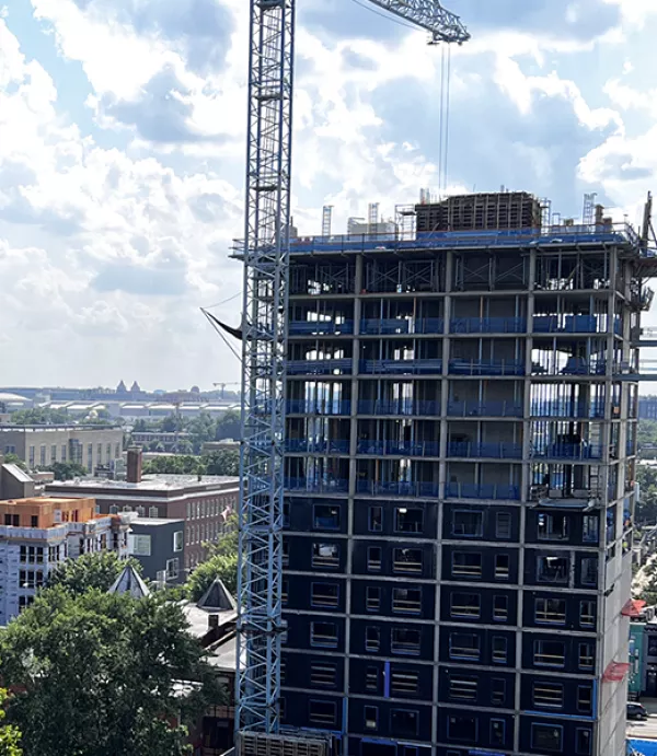 Clark Tops Out SOME’s Latest Affordable Housing Community