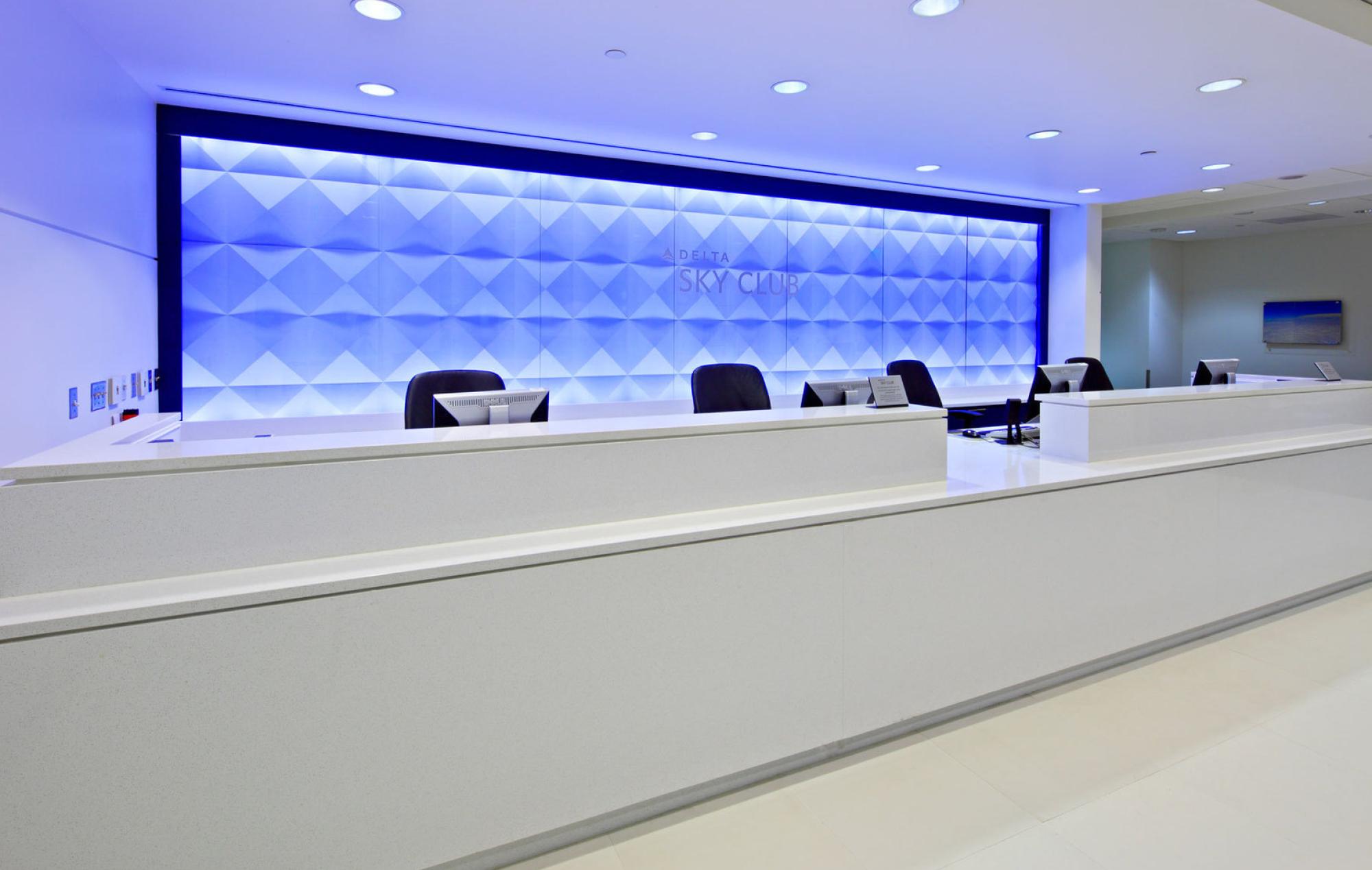 Delta Air Lines LAX Terminal 5 Sky Club Renovation