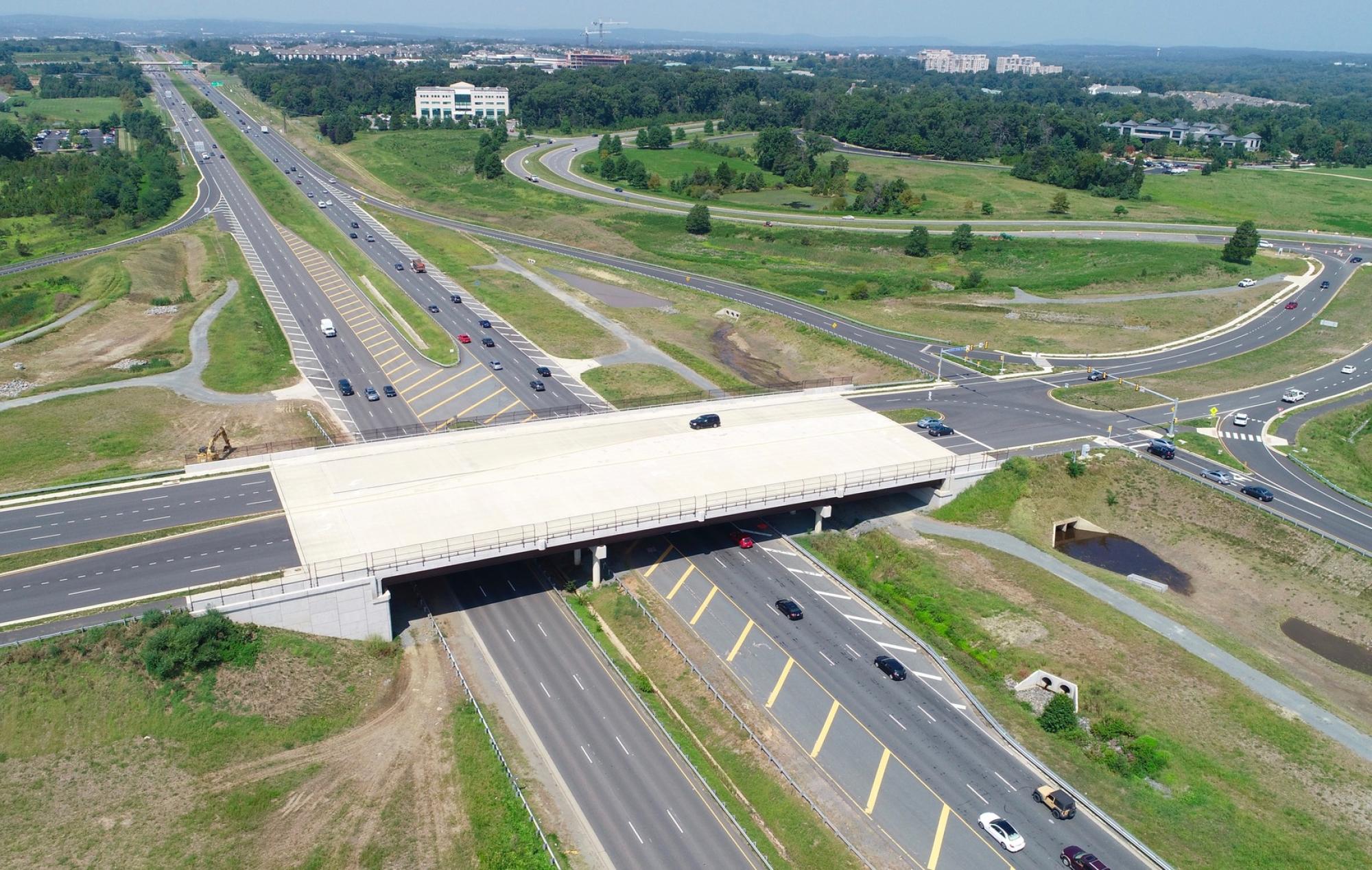 Route 7 and Ashburn Village Boulevard Interchange