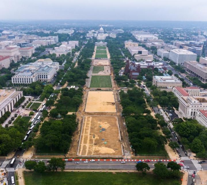 National Mall Turf & Soil Restoration, Phase 1