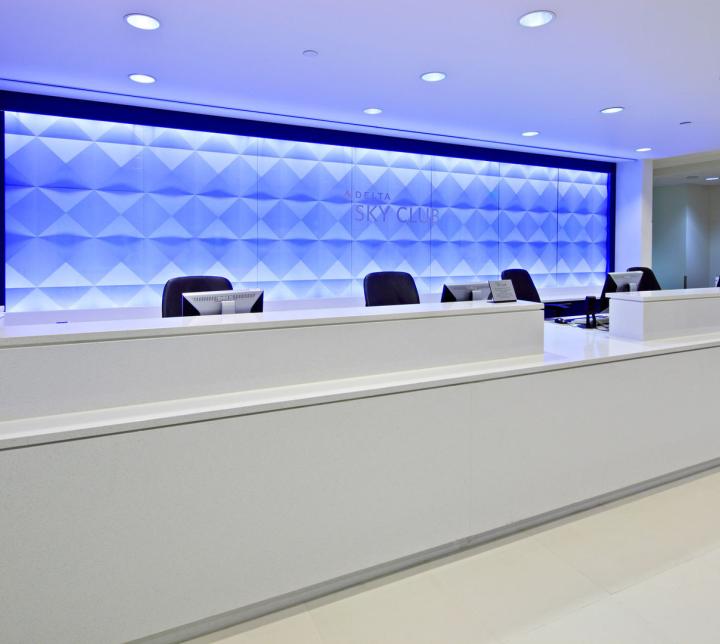 Delta Air Lines LAX Terminal 5 Sky Club Renovation