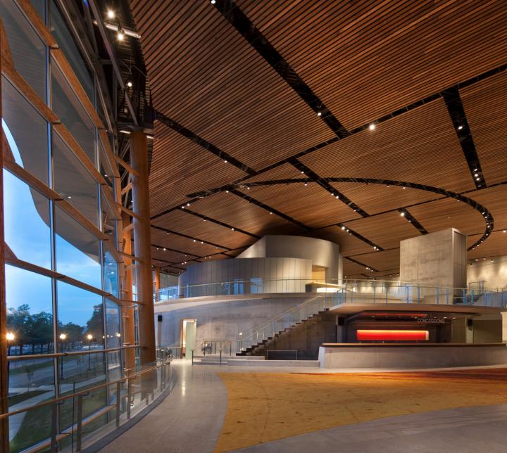 interior of Arena Stage in Washington, DC