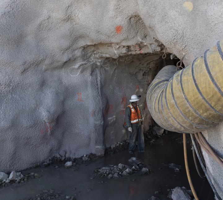 Gold Road Mining in Oatman Arizona by Atkinson Construction